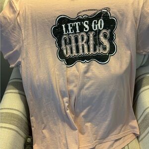 Peach, let's go girls T-shirt
